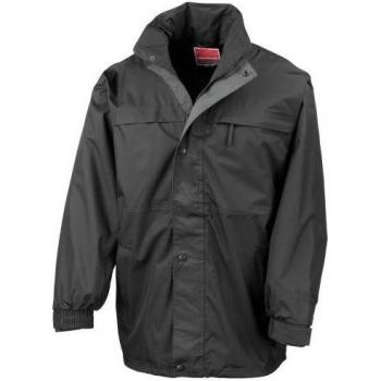 Multi-Functional Men's Jacket in Black/Grey