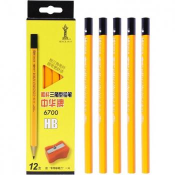 12PCS Ergonomic Triangle Pencils for Children