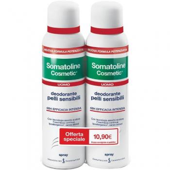Somatoline Déodorant Masculin Sensitive Skin Duo
