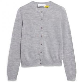 ARMEDANGELS OPHALIAA MERINO Frauen Merino-Strickjacke Grau (S)
