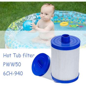 Filtro de bañera de hidromasaje 243X150mm para PWW50 6CH-940