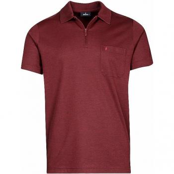 RAGMAN Herren Poloshirt Rot Größe S