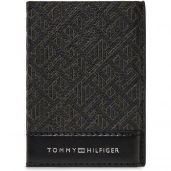 Custodia Carte di Credito Tommy Hilfiger Monogram Nero AM0AM12783