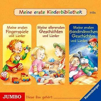 Grimm, Sandra u.a. Meine Erste Kinderbibliothek Sammelbox: Meine Ersten Fingerspiele Und Lieder. Meine Allerersten Geschichten Und Lieder. Meine Ersten Sandmännchengeschichten Und Lieder.