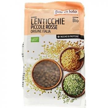FIOR DI LOTO Lenticchie Rosse Piccole Bio 400g
