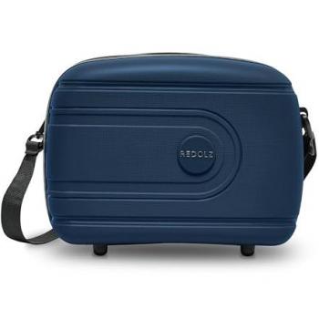 REDOLZ Hartschalen Handgepäck Kosmetik-Koffer | Stabiles Beauty-Case mit Aufsteckfunktion | 34 x 17 x 27 cm aus leichtem Polypropylen (Essentials 11)