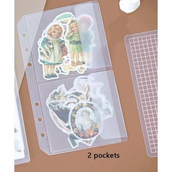 A5/A6 Clear Pouch for Loose Leaf Storage