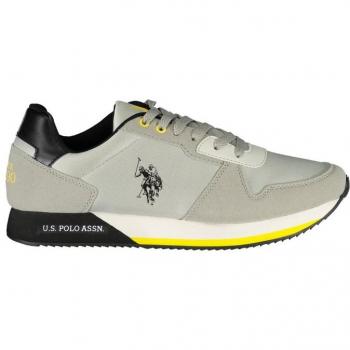 US POLO Nobil 011 Sneakers Uomo Grigio/Nero Taglia 43