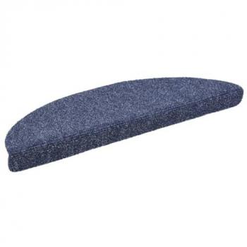 Tapis adhésifs pour escaliers 30 pcs bleu 56x17x3 cm