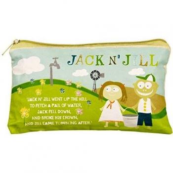 Jack N’ Jill Mini Traveler Bag – Kids Overnight & Toiletry Carrier, Pure Cotton Waterproof