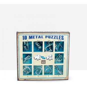 Eureka Metallpuzzle Set Blau