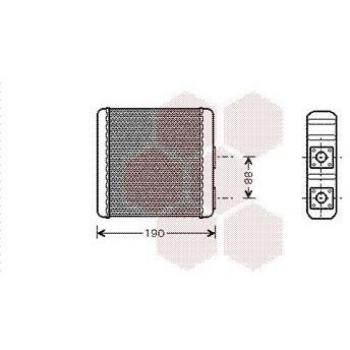 Radiador de calefacción modelo VAN WEZEL 13006139