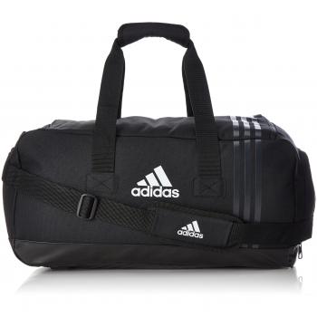 Sporttasche Tiro von adidas in Schwarz/Dunkelgrau/Weiß