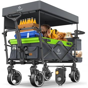 Carrello Trasporto KESSER GTS‑9100 con Tetto e Cinture