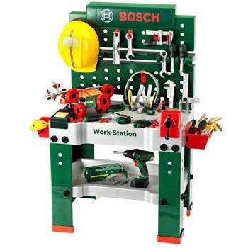 Banco da Lavoro Bosch Theo Klein 8485 N°1 per Bambini 3+ Anni – Kit 150