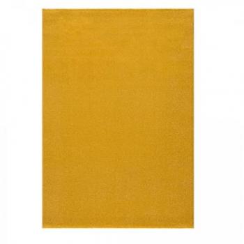 Tapis de Salon Jaune 80x150 Tissé NOSSA