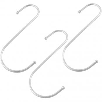 Home & Workshop Metal Ball Hook Trio – 145 mm