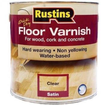 87239 1L RUST Q/D FLOOR VARNISH CLEAR SATIN