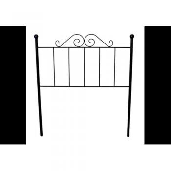 Cabecero de Hierro Blanco Palacio 135 cm