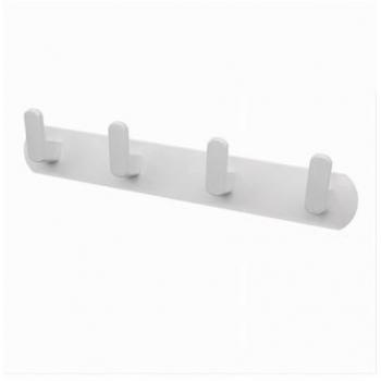 Stante per vestiti 4 ganci colore bianco 59743