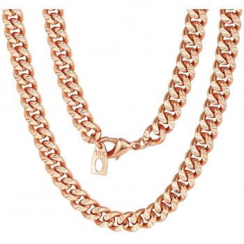 Collier Maille Gourmette 7MM en Acier Inox 316L