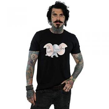 T-shirt Dumbo Giorno Felice Uomo Disney