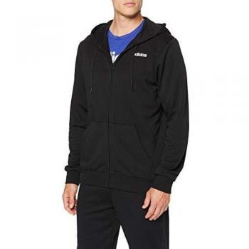Adidas Herren DQ3103 Fleece‑Sweatshirt Schwarz/Weiß, XS