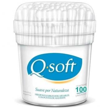 Hisopos Q Soft Antigermen Flexibles 100 Pack