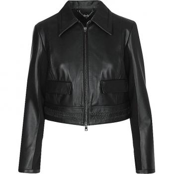 Marc Cain Lederjacke Schwarz Größe 44 Damen