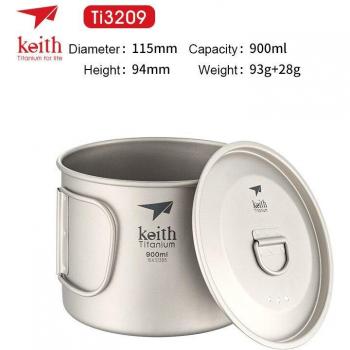 Keith Titan Kaffeebecher mit Klappgriff, 220ml bis 900ml