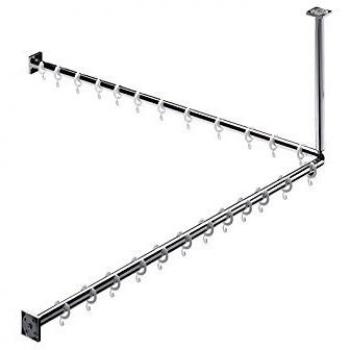 Emco: Bastone + Tende Doccia System 2 1200 mm in Cromo
