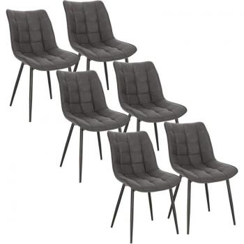 Lot de 6 Chaises de Cuisine WOLTU