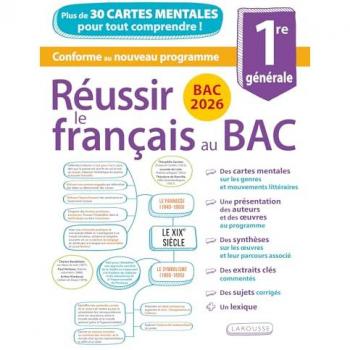 Réussir le français au Bac en cartes mentales spécial BAC 2026