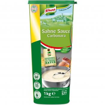 Knorr Fertigsauce Carbonara mit Sahne 1 kg, 1er Pack
