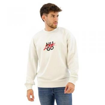 Sudadera Niño Hugo Boss 50521081 Blanca con Logo