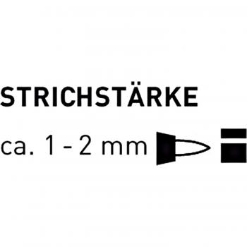 Kreul 90670 javana texi max sunny fine stoffmalstift für helle stoffe grau