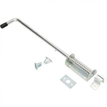 Verrou de porte coulissant KOTARBAU 400 mm en inox avec caoutchouc