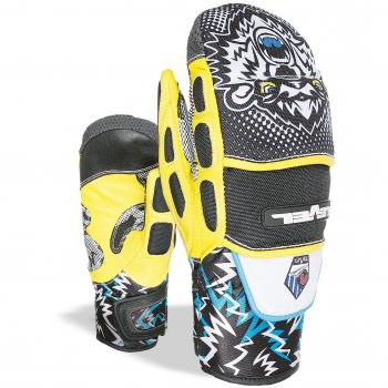 Moufles Level Worldcup CF Mixte Enfant Noir/Jaune Taille S