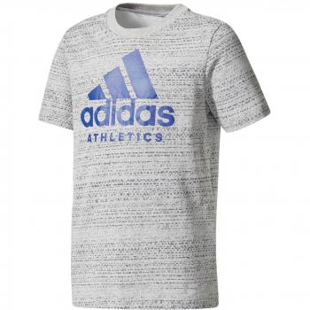 Camiseta adidas para Niños Yb Sid, Gris-(Brgrin / Negro), 116