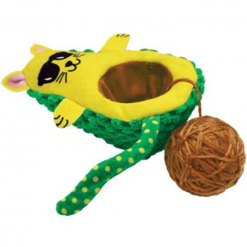 Kong Giocattolo Per Gatti Avocado Con Gomitolo Di Filo 11,4 Cm