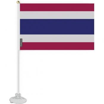 Polyester Thai Flag Velcro Style – 20 × 30 cm, Outdoor Friendly