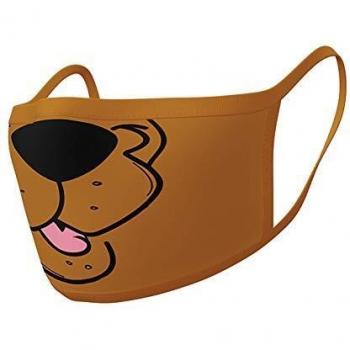 Pyramid Unisex's Scooby Doo (Mouth) Face Covering Hooded Sweatshirt, Blue, 14