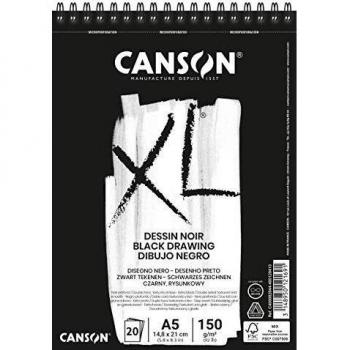 CUAD XL DESSIN NOIR BLACK A5
