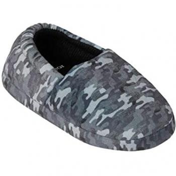 Harry Bear Grauer Camo Junge‑Slippers