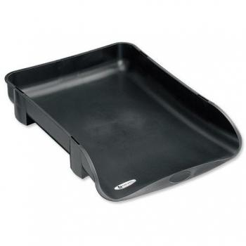 Rexel Agenda Letter Tray Charcoal 35 Sheet Capacity