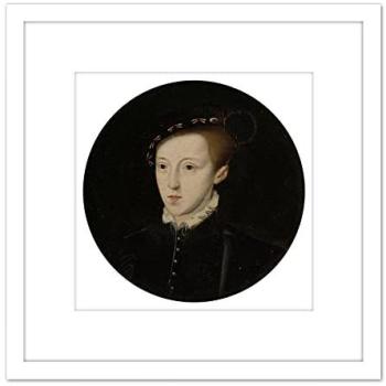 Royal Crest King Edward VI 8x8 Wooden Frame Picture