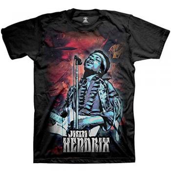 Men's Black Jimi Hendrix Universe T-Shirt