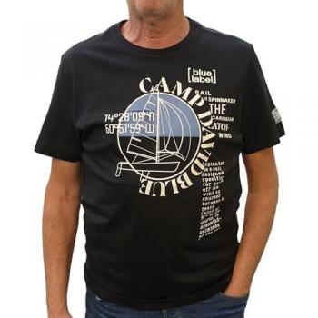 CAMP DAVID Baumwoll T-Shirt, Herren, navy