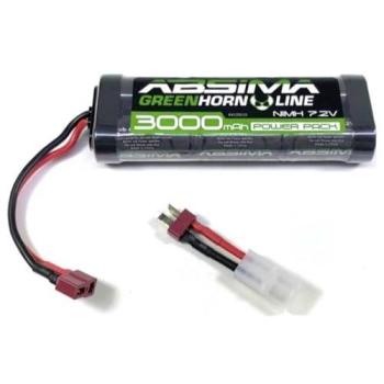 Absima 7.2 V Softcase NiMH Battery – 3000 mAh for Model Aircraft
