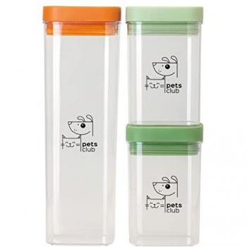 Pack 3U. Contenedores de Comida para Mascotas